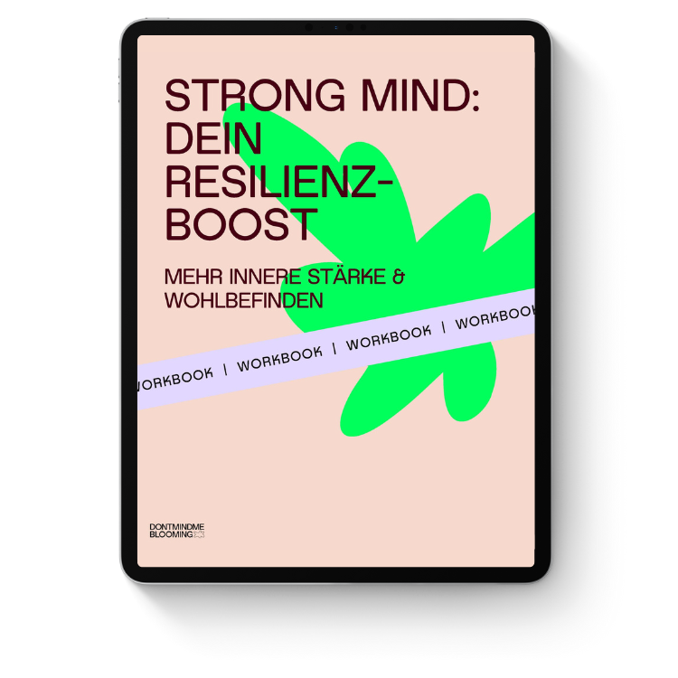 Foto der Titelseite des Workbooks "Dein Resilienz-Boost"